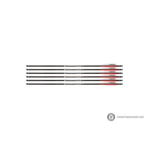 Umarex AirSaber Air Archery Carbon Fiber Airgun Arrows with Field Tips (Pack of 6)