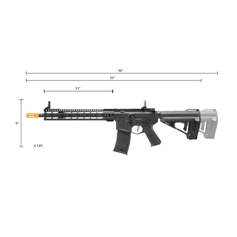 Elite Force / VFC Avalon Samurai Edge 2.0 M4 AEG Rifle w/ M-LOK Handguard (Color: Black)