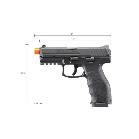 Elite Force H&K VP9 Gas Blowback Airsoft GBB Pistol - BLACK
