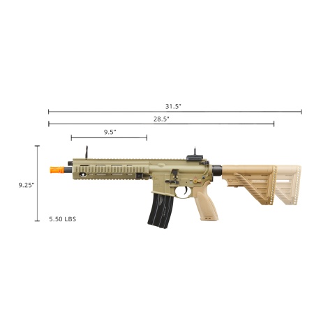 Elite Force H&K 416 A5 Competition Airsoft AEG Rifle (Color: Flat Dark Earth)