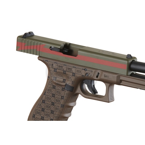 Elite Force Licensed Gen 4 Glock-17 Gas Blowback Airsoft Pistol (Cerakote Color: Luxury)