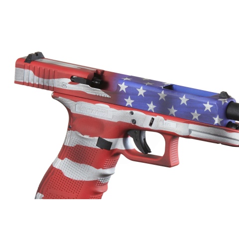 Elite Force Fully Licensed Deluxe Glock 34 Gen 4 CO2 GBB Airsoft Pistol (Cerakote Color: Old Glory)