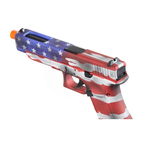 Elite Force Fully Licensed Deluxe Glock 34 Gen 4 CO2 GBB Airsoft Pistol (Cerakote Color: Old Glory)