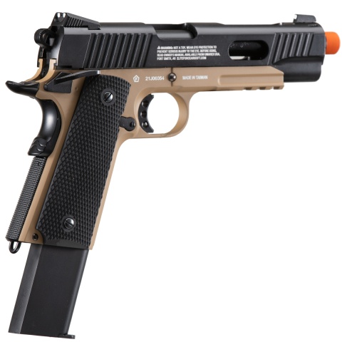Elite Force 1911 Tac Legacy Edition Gas Blowback Airsoft Pistol (Color: Black / Dark Earth)