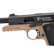 Elite Force 1911 Tac Legacy Edition Gas Blowback Airsoft Pistol (Color: Black / Dark Earth)