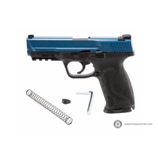 Umarex T4E S&W M&P9 M2.0 LE .43 Cal Co2 Paintball Marker (Color: Black & Blue)