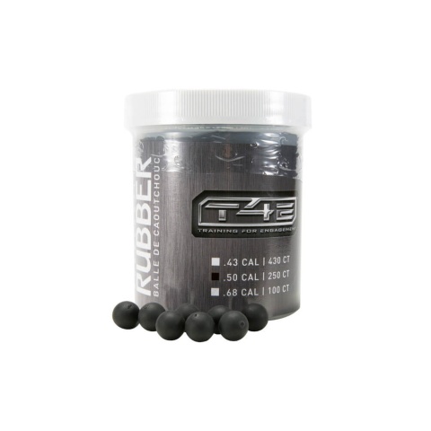 Umarex 250 Count T4E .50 Cal Rubber Ball (Color: Black)