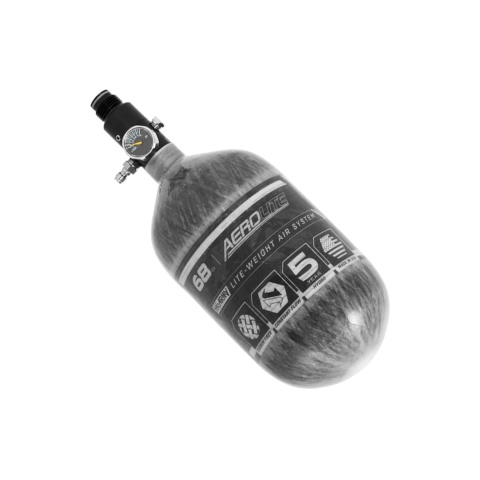 HK Army Aerolite Carbon Fiber Tank 68Ci / 4500 PSI (Color: Clear)
