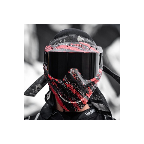 HK Army HSTL Goggle - Fracture Black/Red