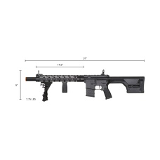 Atlas Custom Works Specialized DMR Airsoft AEG Sniper Rifle w/ M-LOK Handguard (Color: Black)