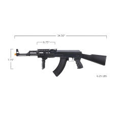 Lancer Tactical Airsoft AK-47 RIS AEG Rifle w/ Battery and Charger