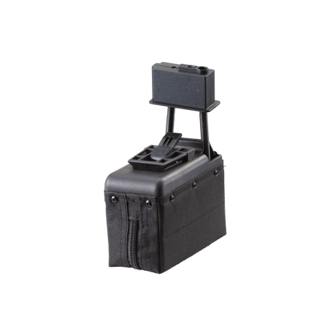 Atlas Custom Works Electric Winding 1500 Round Box Magazine for Airsoft M249 Series AEG 