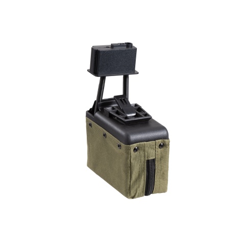 Atlas Custom Works Electric Winding 1500 Round Box Magazine for Airsoft M249 Series AEG 