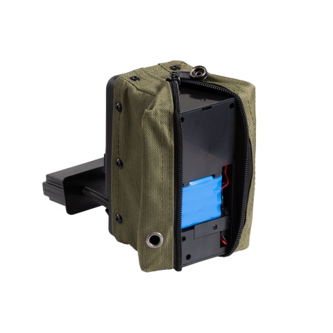 Atlas Custom Works Electric Winding 1500 Round Box Magazine for Airsoft M249 Series AEG 