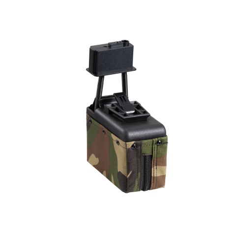 Atlas Custom Works Electric Winding 1500 Round Box Magazine for Airsoft M249 Series AEG 