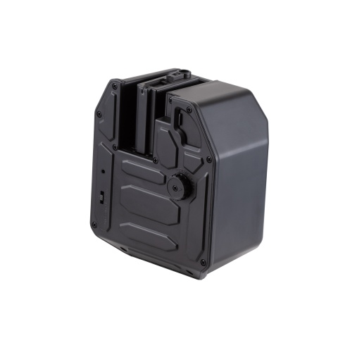 Atlas Custom Works 5000 Round M4 High Capacity Electric Winding Drum Magazine (Color: Black)
