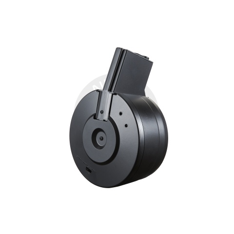 Atlas Custom Works Electric Winding 2000 Round Airsoft M4/M16 Drum Magazine (Color: Black)