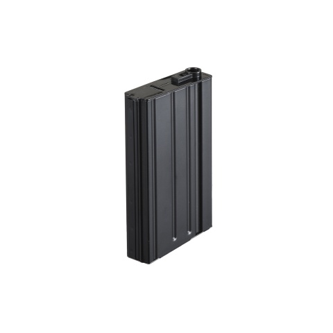 Atlas Custom Works 360 Round Full Metal SR-25 Airsoft AEG High-Capacity Magazine (Color: Black)