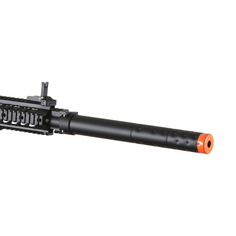 Atlas Custom Works Full Metal SR-25 Airsoft AEG Rifle with Stubby Stock (Color: Black)
