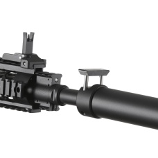 Atlas Custom Works Full Metal SR-25 Airsoft AEG Rifle with Stubby Stock (Color: Black)