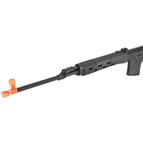 Atlas Custom Works SVD Dragunov Electric Airsoft Sniper Rifle w/ Folding Tube Stock (Color: Black)