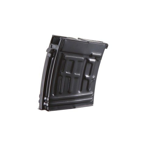 Atlas Custom Works Full Metal SVD Spring Rifle with Removable Cheek Rest (Color: Black & Faux Wood)