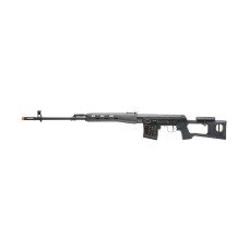 Atlas Custom Works Full Metal SVD Spring Rifle with Removable Cheek Rest (Color: Black)
