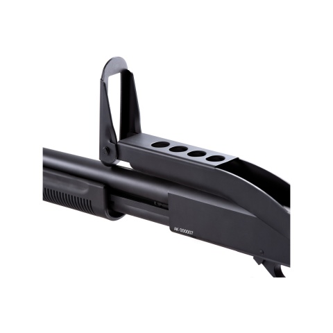 Atlas Custom Works Pump Action Spas 12 Hybrid w/ Foldable Stock (Color: Black)