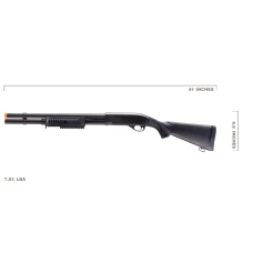 Atlas Custom Works IU-SXR4 M870 Tactical Spring Shotgun (Black)