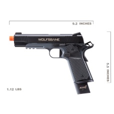 Echo1 Wolfsbane M1911 Gas Blowback Pistol (Black)