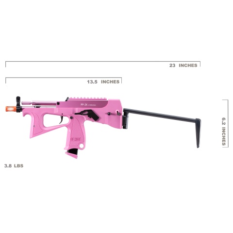 Modify Tech PP-2k Gas Blowback Airsoft SMG (Pink)