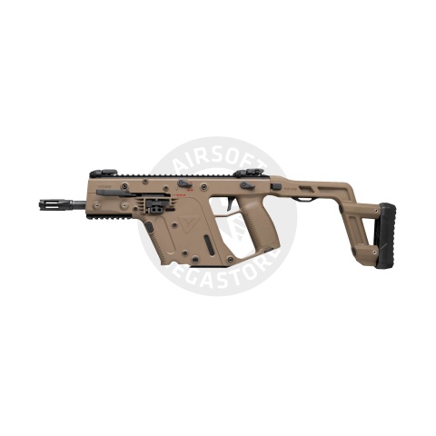 KRISS Vector Airsoft AEG SMG Rifle by Krytac (FDE)(400 FPS)