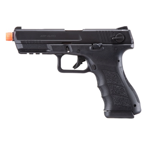 KWA ATP-SE Gas Blowback Pistol Starter Kit w/ 3 Targets, Green Gas, & 1000 BBs (Color: Black)