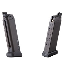 KWA ATP-SE Gas Blowback Pistol Starter Kit w/ 3 Targets, Green Gas, & 1000 BBs (Color: Black)