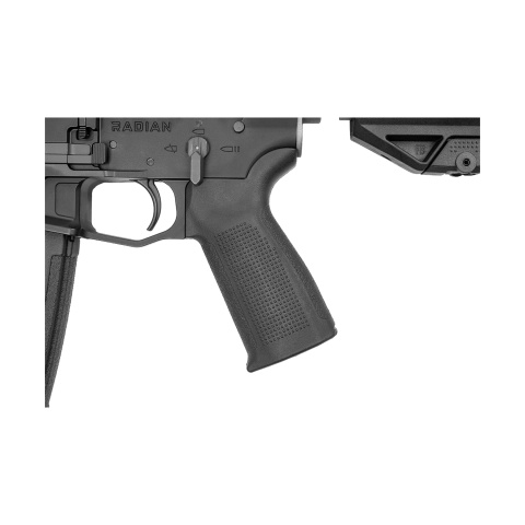 KWA PTS Radian Model 1 Gas Blowback Airsoft Rifle (Color: Black)