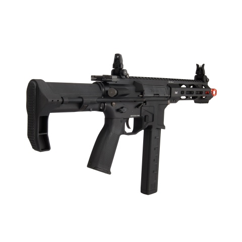 KWA QRF Pistol Caliber MOD 3 AR w/ Adjustable FPS AEG 2.5 Gearbox (Black)