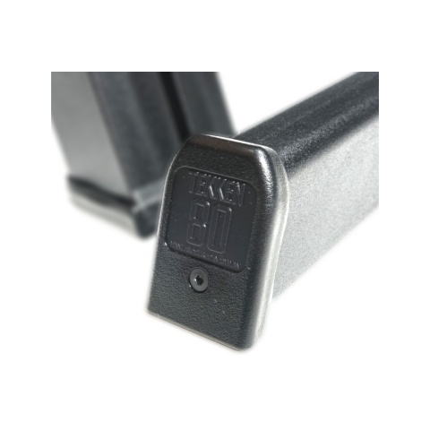 KWA 80 Round Mid-Cap Magazines for QRF MOD.2 Airsoft AEG Pack of 3 (Color: Black)