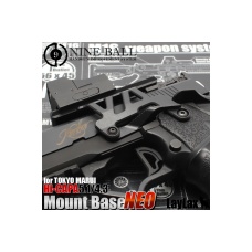 Laylax Aluminum Custom Neo Scope Mount Base for Tokyo Marui Hi-Capa 5.1 & 4.3 Series GBB Pistols (Color: Black)