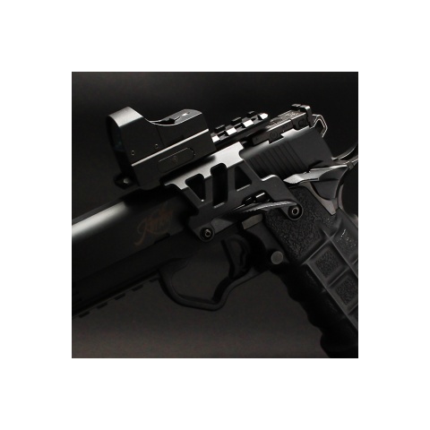 Laylax Aluminum Custom Neo Scope Mount Base for Tokyo Marui Hi-Capa 5.1 & 4.3 Series GBB Pistols (Color: Black)