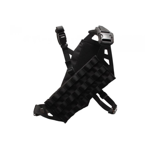 Laylax Cross Chest Lightweight Molle Bandolier Sling Rig (Color: Black)
