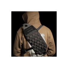 Laylax Cross Chest Lightweight Molle Bandolier Sling Rig (Color: Black)