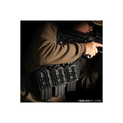 Laylax Cross Chest Lightweight Molle Bandolier Sling Rig (Color: Black)