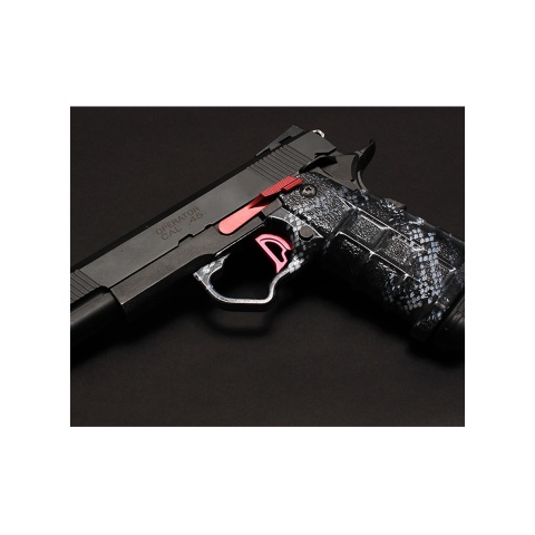 Laylax Nineball Tokyo Marui Hi-Capa 5.1 & 4.3 Custom Slide Stop (Color: Crimson)