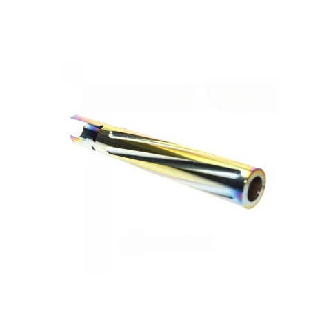 Laylax Aluminum Hi-Capa 5.1 Fluted Outer Barrel (Color: Heat Gradation)