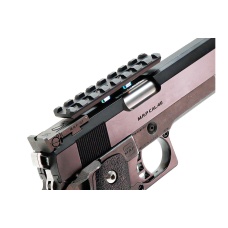 Laylax Nine Ball Aluminum Custom Neo Scope Mount Base for Tokyo Marui Hi-Capa 5.1 Series GBB Pistols (Color: Heat Gradation)