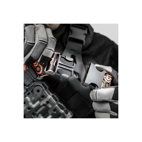 Laylax Prometheus Satellite One Point Sling (Color: Black and Orange)