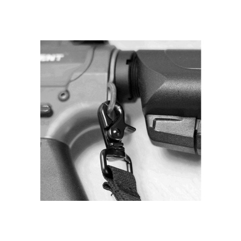 Laylax Prometheus Satellite One Point Sling (Color: Black and Orange)