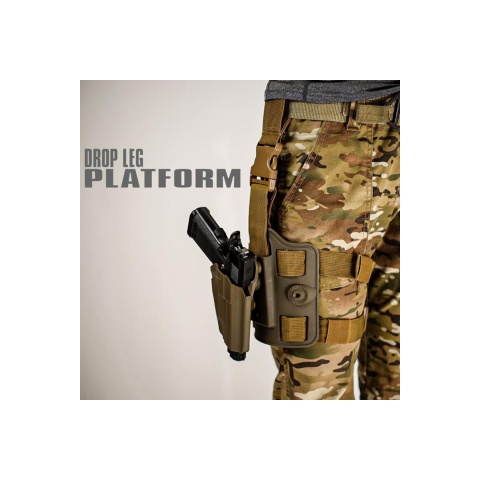 Laylax Drop Leg Holster Platform (Color: Tan)