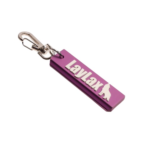 Laylax Rubber Picatinny Rail Key Chain (Purple/Gray)