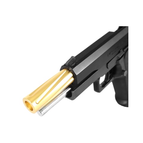 Laylax Aluminum Hi-Capa 5.1 Fluted Outer Barrel (Color: Gold)